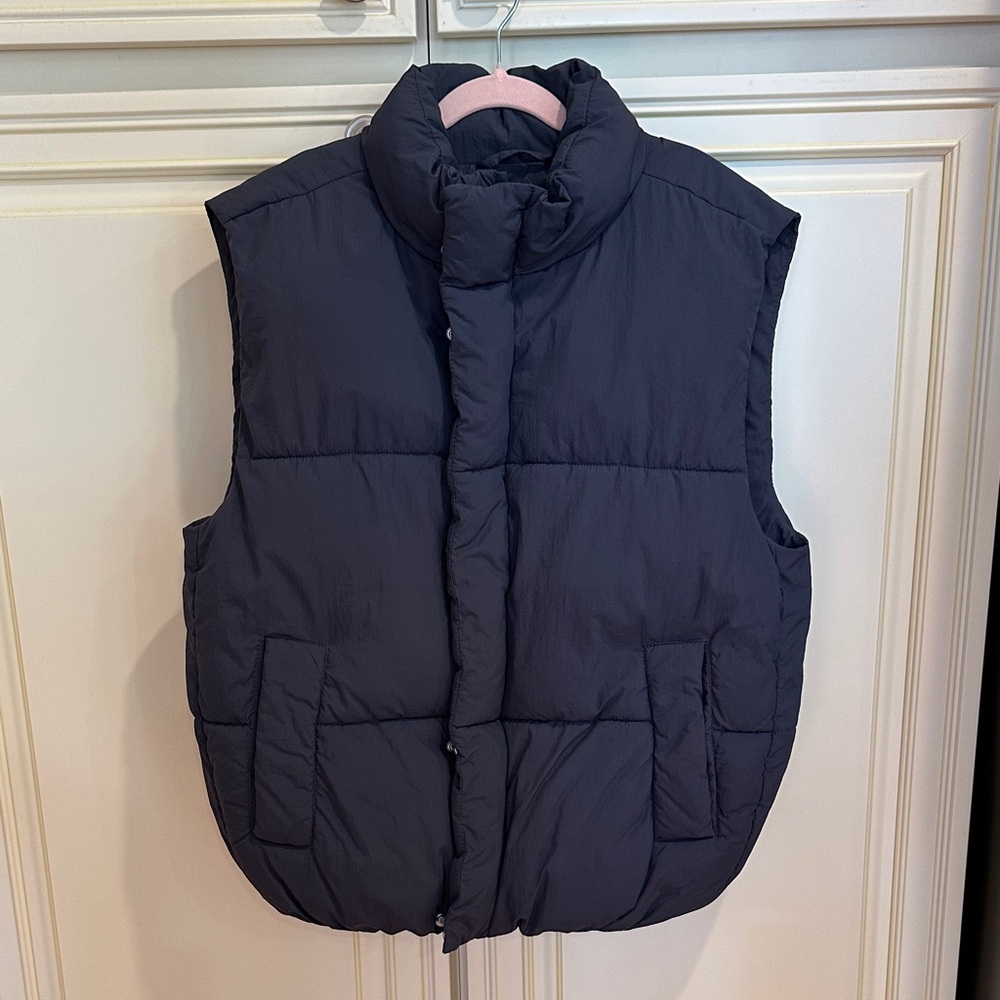 Zara puff blue vest (boys)